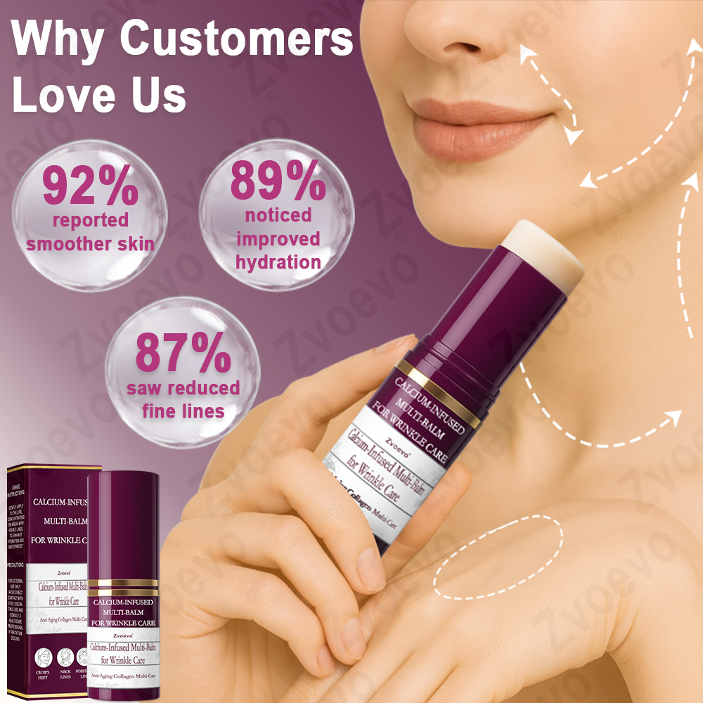 ✅ Oficjalny Sklep Flagowy: Zvoevo® Calcium Collagen Repair Lip Balm 👨⚕️ Certyfikat TGA (Celuje w zmarszczki i drobne linie, wygładza bruzdy nosowo-wargowe i zmarszczki na szyi, redukuje zmarszczki na czole)