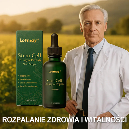 Lotmay® 🚀 Doustne Krople z Komórkami Macierzystymi i Peptydami Kolagenowymi (Ujędrniają i Utrzymują Sprężystość Skóry oraz Zmniejszają Powstawanie Zmarszczek)