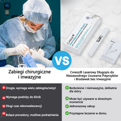 Cvreoz® nowy nieinwazyjny laser do usuwania pieprzyków i brodawek 🎉🎉🎉