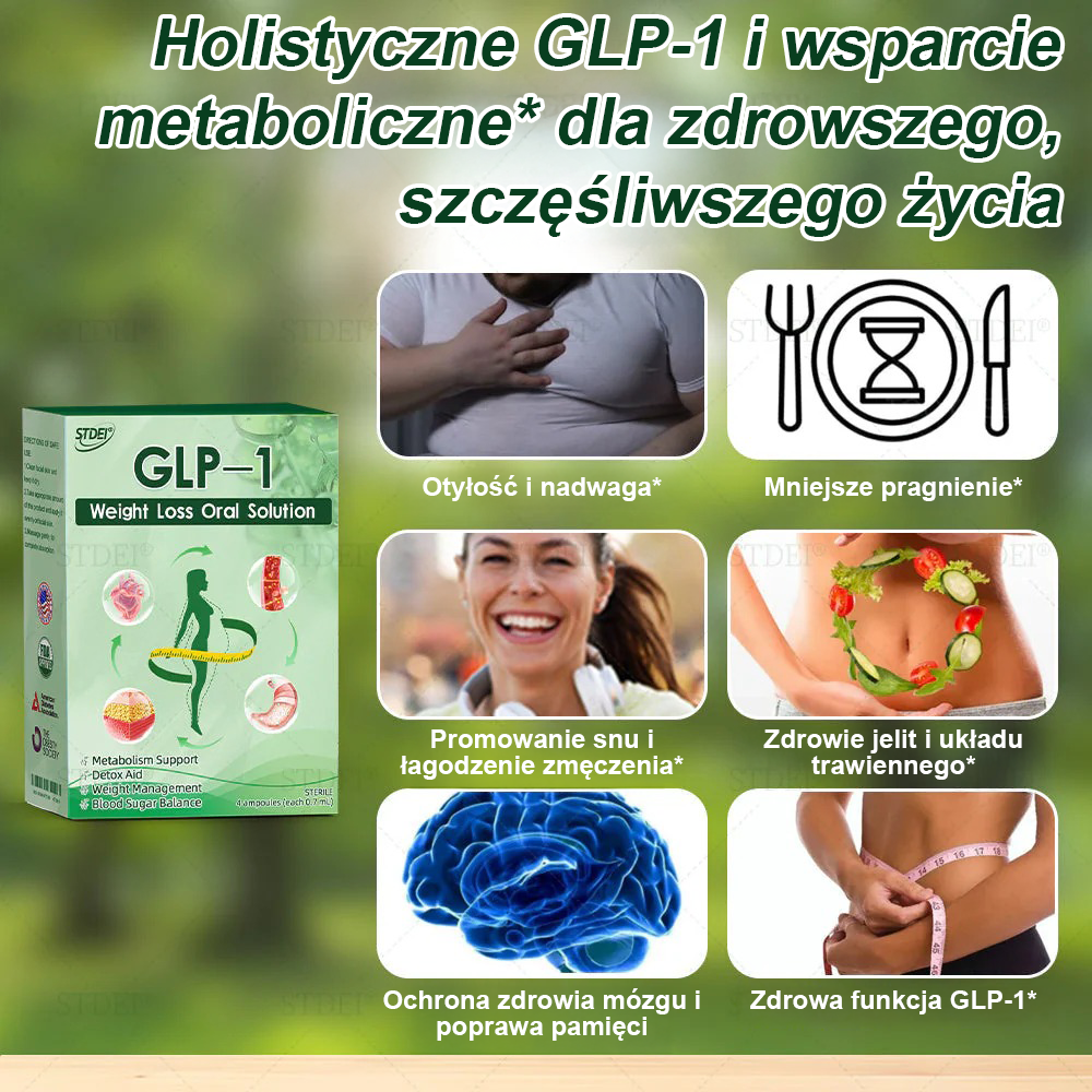 Polecane przez Mayo Clinic | Oficjalny sklep 👨‍⚕️HHVB® GLP-1 doustny roztwór na odchudzanie 💥 Otyłość, choroby układu krążenia, cukrzyca, bezdech senny, problemy ze stawami i inne