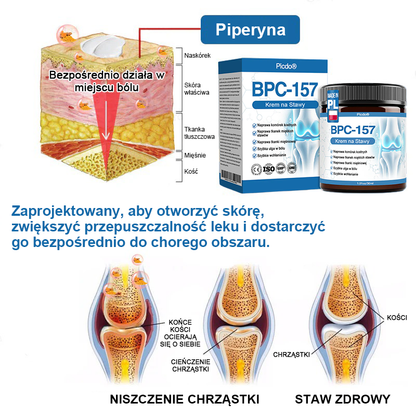 𝖯𝗂𝖼𝗱𝗈® BPC-157 Krem regenerujący stawy 🦴 Skutecznie łagodzi artretyzm, neuropatię, reumatyzm, kontuzje sportowe i wiele więcej 👍