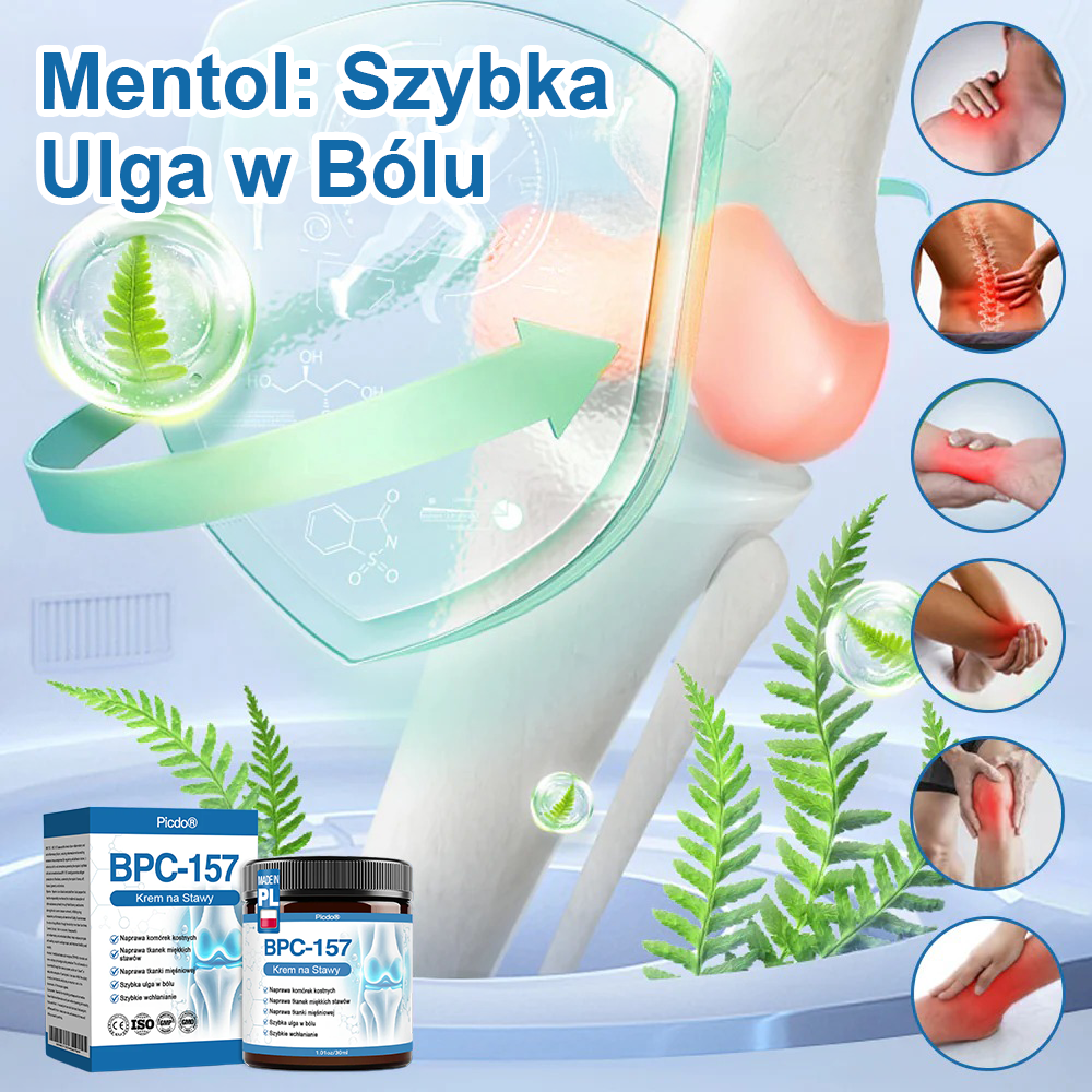 𝖯𝗂𝖼𝗱𝗈® BPC-157 Krem regenerujący stawy 🦴 Skutecznie łagodzi artretyzm, neuropatię, reumatyzm, kontuzje sportowe i wiele więcej 👍