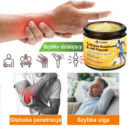 TLOPA® Toksyna botulinowa i jad pszczeli Balsam Łagodzący Ból i Leczenie Kości🐝🌿 (Polecane dla seniorów przez ortopedów)🔥🔥