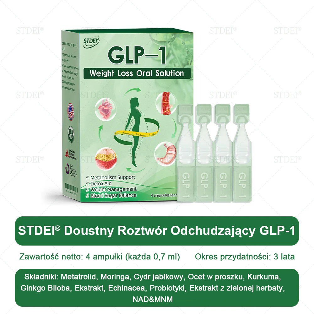 Polecane przez Mayo Clinic | Oficjalny sklep 👨‍⚕️HHVB® GLP-1 doustny roztwór na odchudzanie 💥 Otyłość, choroby układu krążenia, cukrzyca, bezdech senny, problemy ze stawami i inne
