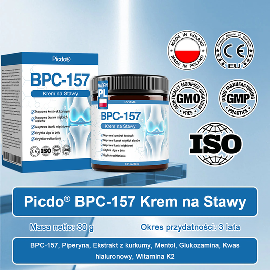 𝖯𝗂𝖼𝗱𝗈® BPC-157 Krem regenerujący stawy 🦴 Skutecznie łagodzi artretyzm, neuropatię, reumatyzm, kontuzje sportowe i wiele więcej 👍