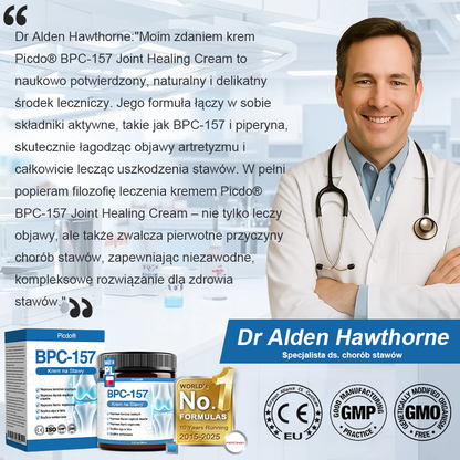 𝖯𝗂𝖼𝗱𝗈® BPC-157 Krem regenerujący stawy 🦴 Skutecznie łagodzi artretyzm, neuropatię, reumatyzm, kontuzje sportowe i wiele więcej 👍