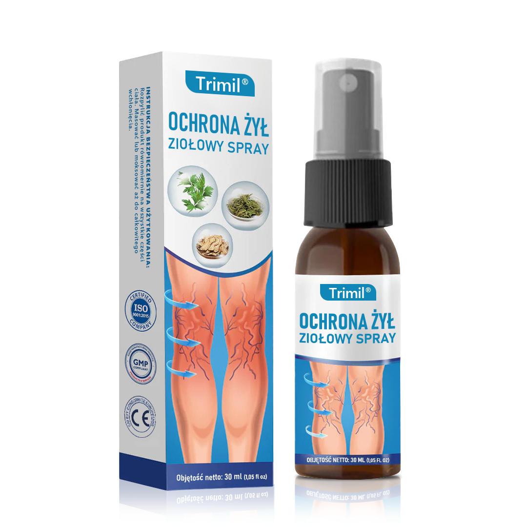 Trimil® Ziołowy Spray na Ochronę Żył – ✅Klinicznie udowodniono, że eliminuje żylaki w zaledwie 7 dni!💚