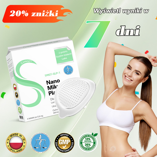 𝐂𝐯𝐫𝐞𝐨𝐳™ 𝐒𝐦𝐠𝐭-𝐆𝐥𝐩-𝟏 𝐍𝐚𝐧𝐨 𝐌𝐢𝐤𝐫𝐨𝐢𝐠ł𝐚 𝐏𝐥𝐚𝐬𝐭𝐞𝐫（Bezbolesne, długotrwałe, przeciwdziałające cukrzycy, otyłości i chorobom układu krążenia）