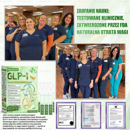 A♻️𝖮𝖋𝗶𝗰𝗷𝗮𝗹𝗻𝘆 𝘀𝗸𝗹𝗲𝗽 | 👩‍⚕️Solmira® 𝗚𝗟𝗣-𝟭 𝟖-w-𝟭 Smukły i zdrowy roztwór doustny (𝑟𝑎𝑧 𝑑𝑧𝑖𝑒𝑛𝑛𝑖𝑒, 𝑟𝑒𝑧𝑢𝑙𝑡𝑎𝑡𝑦 𝑤 7 𝑑𝑛𝑖),Wspiera odchudzanie, serce, cukrzycę, sen, jelita, stawy, a także ujędrnia skórę i dodaje energii