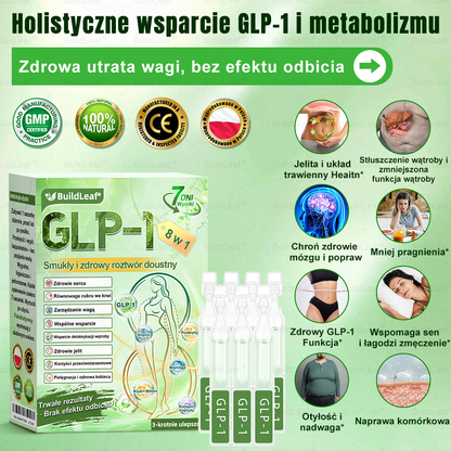 A♻️𝖮𝖋𝗶𝗰𝗷𝗮𝗹𝗻𝘆 𝘀𝗸𝗹𝗲𝗽 | 👩‍⚕️Solmira® 𝗚𝗟𝗣-𝟭 𝟖-w-𝟭 Smukły i zdrowy roztwór doustny (𝑟𝑎𝑧 𝑑𝑧𝑖𝑒𝑛𝑛𝑖𝑒, 𝑟𝑒𝑧𝑢𝑙𝑡𝑎𝑡𝑦 𝑤 7 𝑑𝑛𝑖),Wspiera odchudzanie, serce, cukrzycę, sen, jelita, stawy, a także ujędrnia skórę i dodaje energii