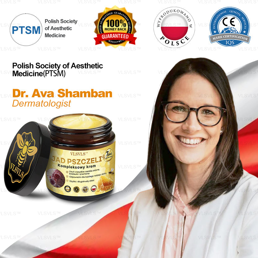 VLSVLS™ Krem Komprehensywny z Jadami Pszczół 👩‍⚕️ Rekomendowany przez Dermatologów