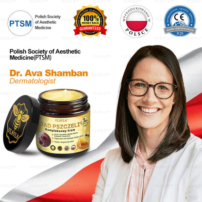 VLSVLS™ Krem Komprehensywny z Jadami Pszczół 👩‍⚕️ Rekomendowany przez Dermatologów