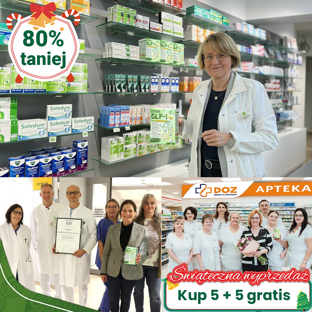 A♻️𝖮𝖋𝗶𝗰𝗷𝗮𝗹𝗻𝘆 𝘀𝗸𝗹𝗲𝗽 | 👩‍⚕️Solmira® 𝗚𝗟𝗣-𝟭 𝟖-w-𝟭 Smukły i zdrowy roztwór doustny (𝑟𝑎𝑧 𝑑𝑧𝑖𝑒𝑛𝑛𝑖𝑒, 𝑟𝑒𝑧𝑢𝑙𝑡𝑎𝑡𝑦 𝑤 7 𝑑𝑛𝑖),Wspiera odchudzanie, serce, cukrzycę, sen, jelita, stawy, a także ujędrnia skórę i dodaje energii