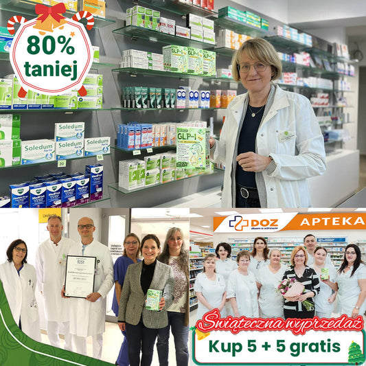 A♻️𝖮𝖋𝗶𝗰𝗷𝗮𝗹𝗻𝘆 𝘀𝗸𝗹𝗲𝗽 | 👩‍⚕️Solmira® 𝗚𝗟𝗣-𝟭 𝟖-w-𝟭 Smukły i zdrowy roztwór doustny (𝑟𝑎𝑧 𝑑𝑧𝑖𝑒𝑛𝑛𝑖𝑒, 𝑟𝑒𝑧𝑢𝑙𝑡𝑎𝑡𝑦 𝑤 7 𝑑𝑛𝑖),Wspiera odchudzanie, serce, cukrzycę, sen, jelita, stawy, a także ujędrnia skórę i dodaje energii
