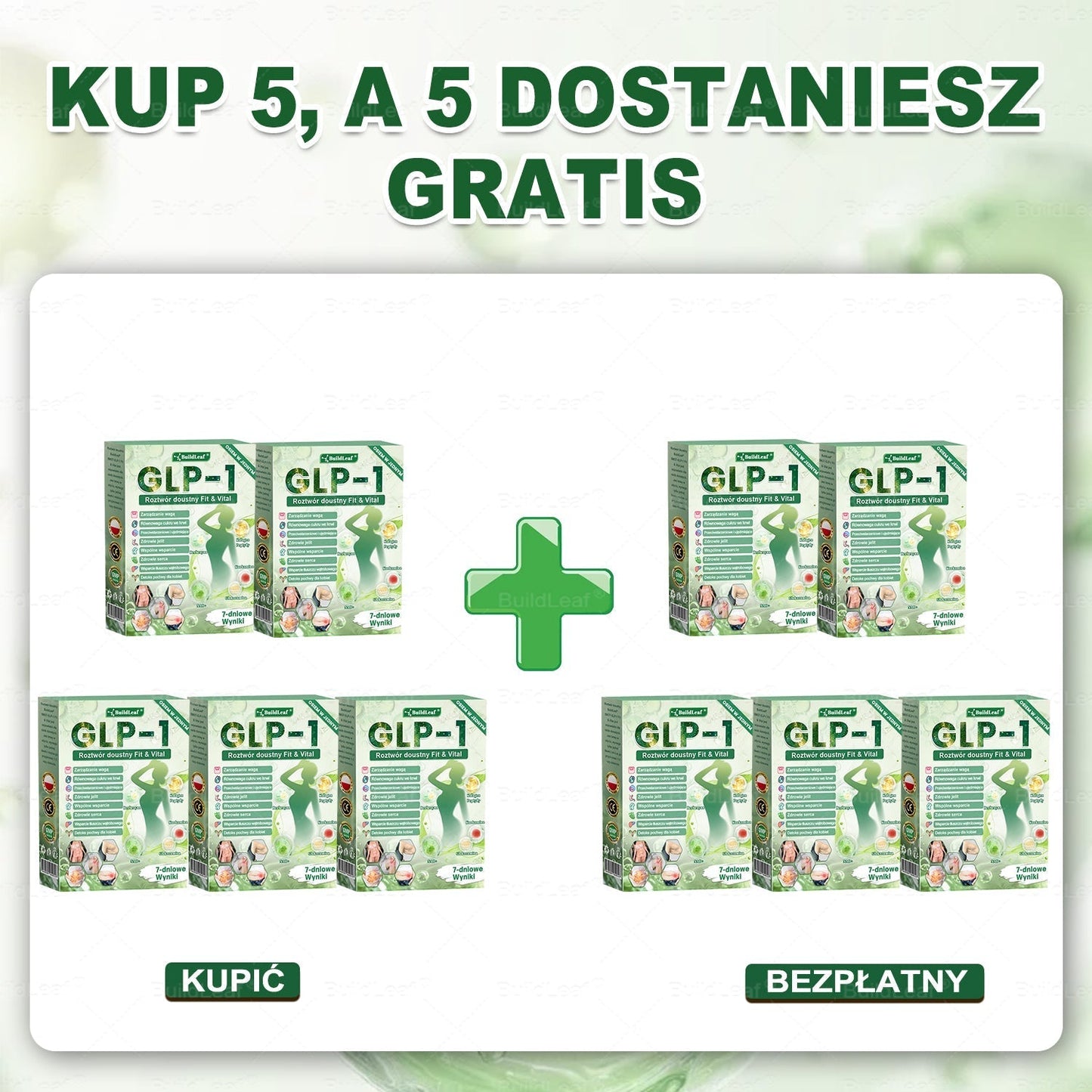 Oficjalny sklep Polska | ☘️☘️BuildLeaf® GLP-1 8-w-1 Fit & Vital Rozwiązanie (Jednorazowe dziennie, widoczne zmiany w ciągu 7 dni) ✅ Otyłość, zdrowie sercowo-naczyniowe, cukrzyca, bezdech senny, zdrowie jelit, problemy ze stawami i inne.
