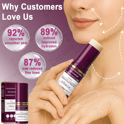 ✅ Oficjalny Sklep Flagowy: Zvoevo® Calcium Collagen Repair Lip Balm 👨‍⚕️ Certyfikat TGA (Celuje w zmarszczki i drobne linie, wygładza bruzdy nosowo-wargowe i zmarszczki na szyi, redukuje zmarszczki na czole)
