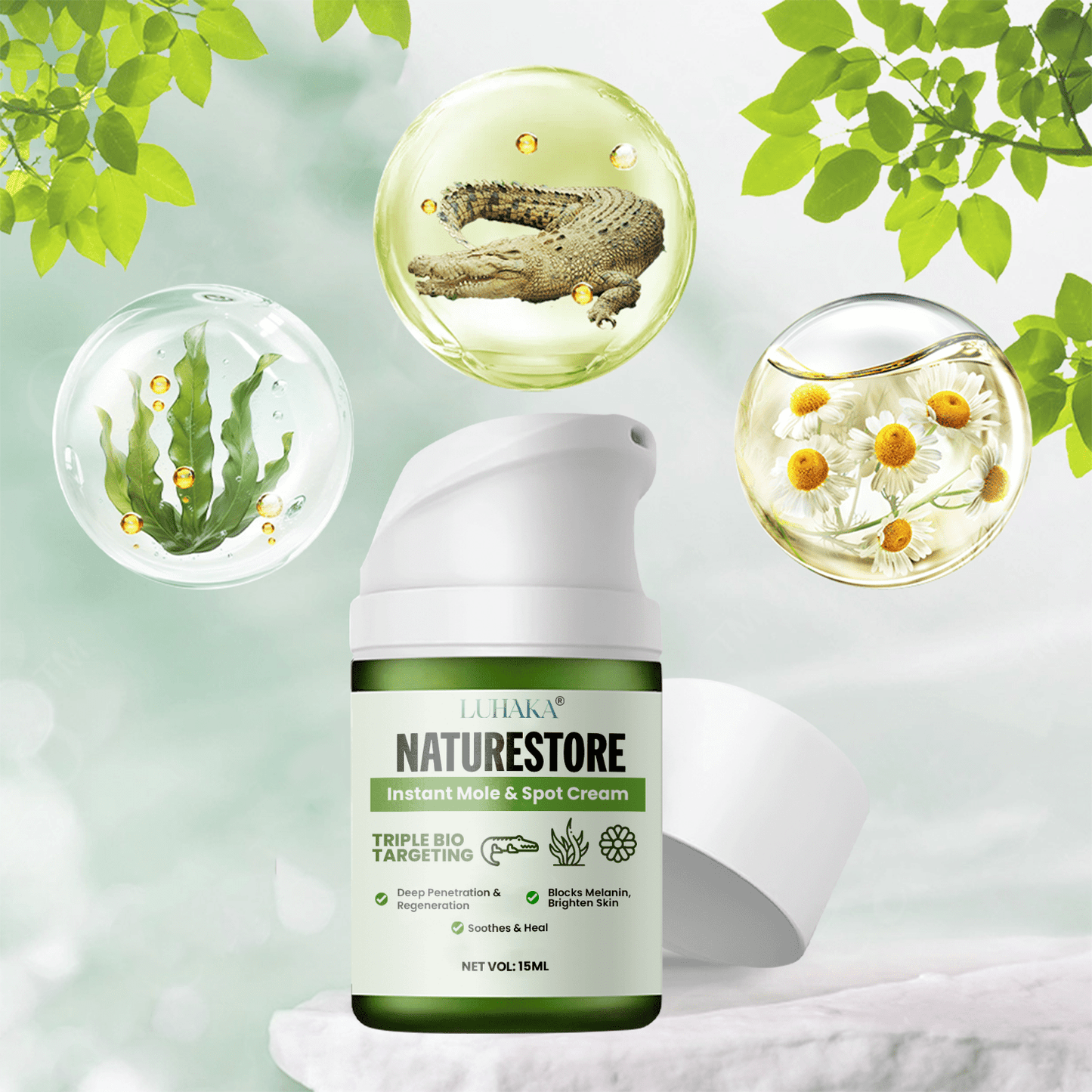 ✅Sklep oficjalny: Krem Luhaka® NATURESTORE na pieprzyki i plamy